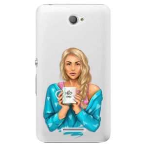 Plastové puzdro iSaprio - Coffe Now - Blond - Sony Xperia E4 vyobraziť