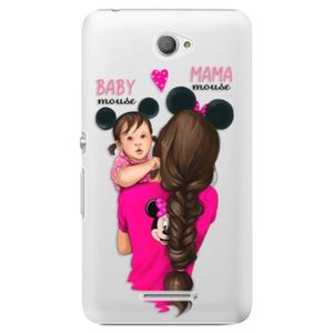 Plastové puzdro iSaprio - Mama Mouse Brunette and Girl - Sony Xperia E4 vyobraziť