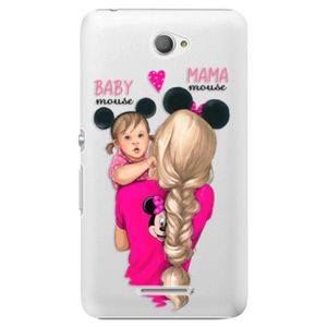 Plastové puzdro iSaprio - Mama Mouse Blond and Girl - Sony Xperia E4 vyobraziť