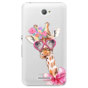 Plastové puzdro iSaprio - Lady Giraffe - Sony Xperia E4 vyobraziť