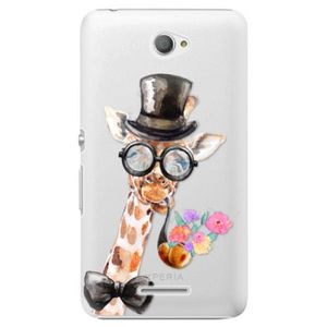Plastové puzdro iSaprio - Sir Giraffe - Sony Xperia E4 vyobraziť