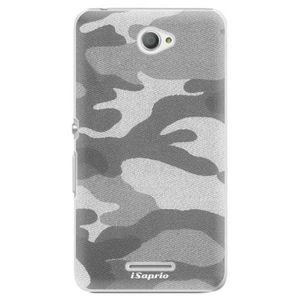 Plastové puzdro iSaprio - Gray Camuflage 02 - Sony Xperia E4 vyobraziť