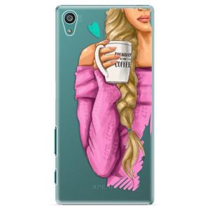 Plastové puzdro iSaprio - My Coffe and Blond Girl - Sony Xperia Z5 vyobraziť