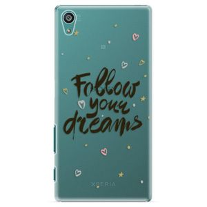 Plastové puzdro iSaprio - Follow Your Dreams - black - Sony Xperia Z5 vyobraziť