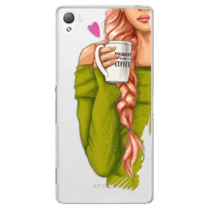 Plastové puzdro iSaprio - My Coffe and Redhead Girl - Sony Xperia Z3 vyobraziť