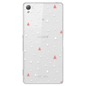 Plastové puzdro iSaprio - Abstract Triangles 02 - white - Sony Xperia Z3 vyobraziť