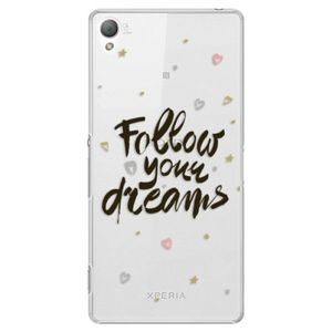 Plastové puzdro iSaprio - Follow Your Dreams - black - Sony Xperia Z3 vyobraziť