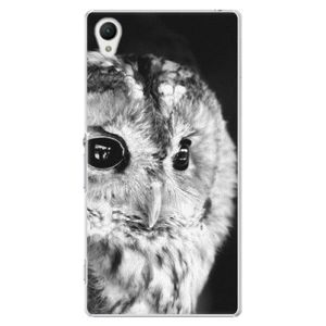 Plastové puzdro iSaprio - BW Owl - Sony Xperia Z1 vyobraziť