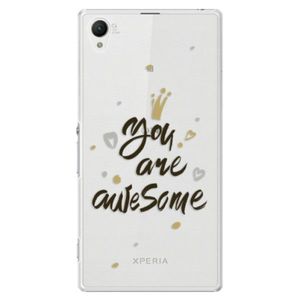 Plastové puzdro iSaprio - You Are Awesome - black - Sony Xperia Z1 vyobraziť