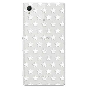 Plastové puzdro iSaprio - Stars Pattern - white - Sony Xperia Z1 vyobraziť