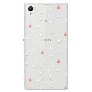 Plastové puzdro iSaprio - Abstract Triangles 02 - white - Sony Xperia Z1 vyobraziť