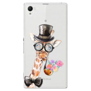 Plastové puzdro iSaprio - Sir Giraffe - Sony Xperia Z1 vyobraziť