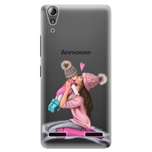 Plastové puzdro iSaprio - Kissing Mom - Brunette and Girl - Lenovo A6000 / K3 vyobraziť