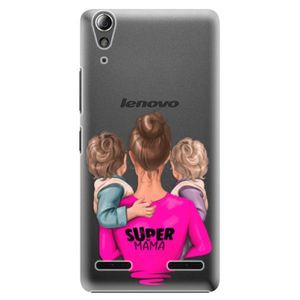 Plastové puzdro iSaprio - Super Mama - Two Boys - Lenovo A6000 / K3 vyobraziť