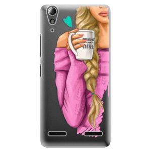 Plastové puzdro iSaprio - My Coffe and Blond Girl - Lenovo A6000 / K3 vyobraziť