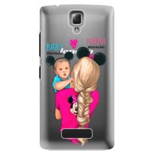 Plastové puzdro iSaprio - Mama Mouse Blonde and Boy - Lenovo A2010 vyobraziť