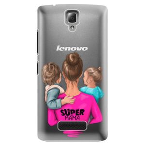 Plastové puzdro iSaprio - Super Mama - Boy and Girl - Lenovo A2010 vyobraziť