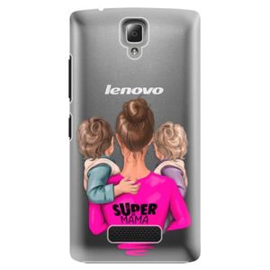 Plastové puzdro iSaprio - Super Mama - Two Boys - Lenovo A2010 vyobraziť