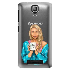 Plastové puzdro iSaprio - Coffe Now - Blond - Lenovo A1000 vyobraziť