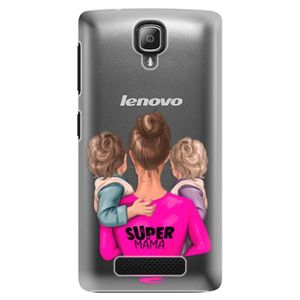 Plastové puzdro iSaprio - Super Mama - Two Boys - Lenovo A1000 vyobraziť