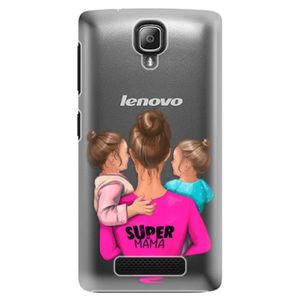 Plastové puzdro iSaprio - Super Mama - Two Girls - Lenovo A1000 vyobraziť