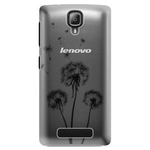 Plastové puzdro iSaprio - Three Dandelions - black - Lenovo A1000 vyobraziť