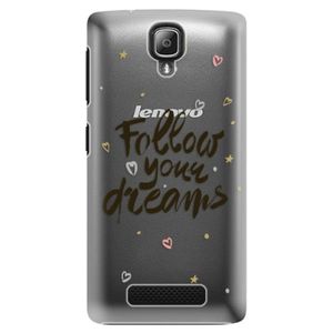 Plastové puzdro iSaprio - Follow Your Dreams - black - Lenovo A1000 vyobraziť
