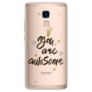 Plastové puzdro iSaprio - You Are Awesome - black - Huawei Honor 7 Lite vyobraziť