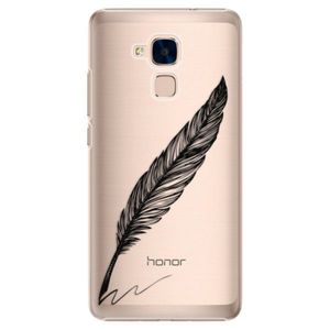 Plastové puzdro iSaprio - Writing By Feather - black - Huawei Honor 7 Lite vyobraziť