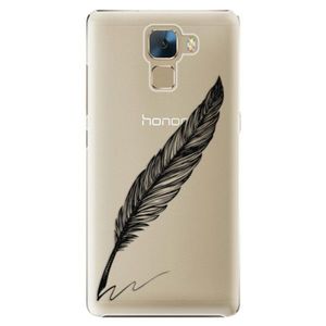 Plastové puzdro iSaprio - Writing By Feather - black - Huawei Honor 7 vyobraziť