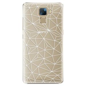 Plastové puzdro iSaprio - Abstract Triangles 03 - white - Huawei Honor 7 vyobraziť