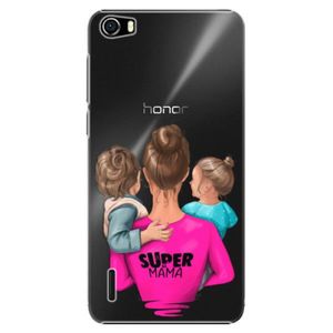 Plastové puzdro iSaprio - Super Mama - Boy and Girl - Huawei Honor 6 vyobraziť