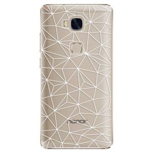 Plastové puzdro iSaprio - Abstract Triangles 03 - white - Huawei Honor 5X vyobraziť