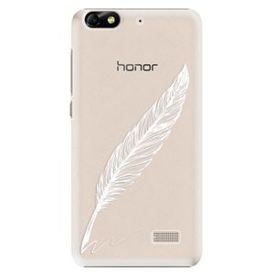 Plastové puzdro iSaprio - Writing By Feather - white - Huawei Honor 4C vyobraziť