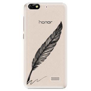 Plastové puzdro iSaprio - Writing By Feather - black - Huawei Honor 4C vyobraziť