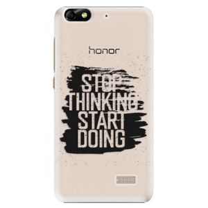 Plastové puzdro iSaprio - Start Doing - black - Huawei Honor 4C vyobraziť