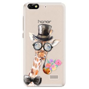 Plastové puzdro iSaprio - Sir Giraffe - Huawei Honor 4C vyobraziť