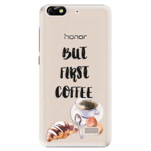 Plastové puzdro iSaprio - First Coffee - Huawei Honor 4C vyobraziť