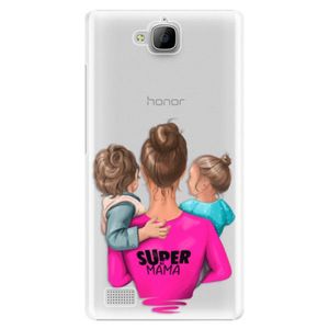 Plastové puzdro iSaprio - Super Mama - Boy and Girl - Huawei Honor 3C vyobraziť