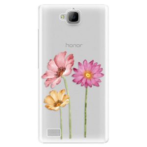 Plastové puzdro iSaprio - Three Flowers - Huawei Honor 3C vyobraziť