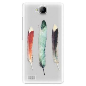 Plastové puzdro iSaprio - Three Feathers - Huawei Honor 3C vyobraziť