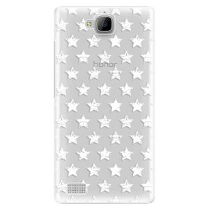 Plastové puzdro iSaprio - Stars Pattern - white - Huawei Honor 3C vyobraziť
