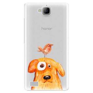 Plastové puzdro iSaprio - Dog And Bird - Huawei Honor 3C vyobraziť