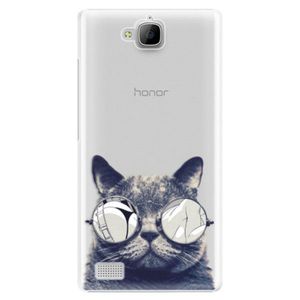 Plastové puzdro iSaprio - Crazy Cat 01 - Huawei Honor 3C vyobraziť