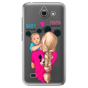 Plastové puzdro iSaprio - Mama Mouse Blonde and Boy - Huawei Ascend Y550 vyobraziť