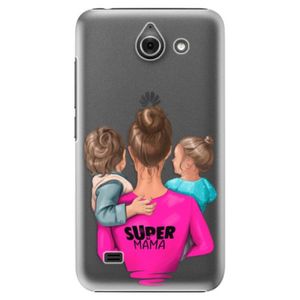Plastové puzdro iSaprio - Super Mama - Boy and Girl - Huawei Ascend Y550 vyobraziť