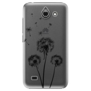 Plastové puzdro iSaprio - Three Dandelions - black - Huawei Ascend Y550 vyobraziť