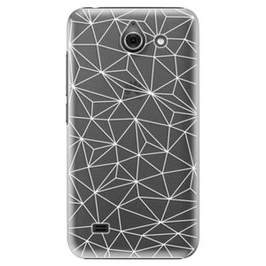 Plastové puzdro iSaprio - Abstract Triangles 03 - white - Huawei Ascend Y550 vyobraziť