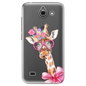 Plastové puzdro iSaprio - Lady Giraffe - Huawei Ascend Y550 vyobraziť