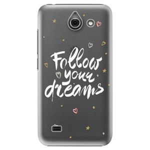 Plastové puzdro iSaprio - Follow Your Dreams - white - Huawei Ascend Y550 vyobraziť